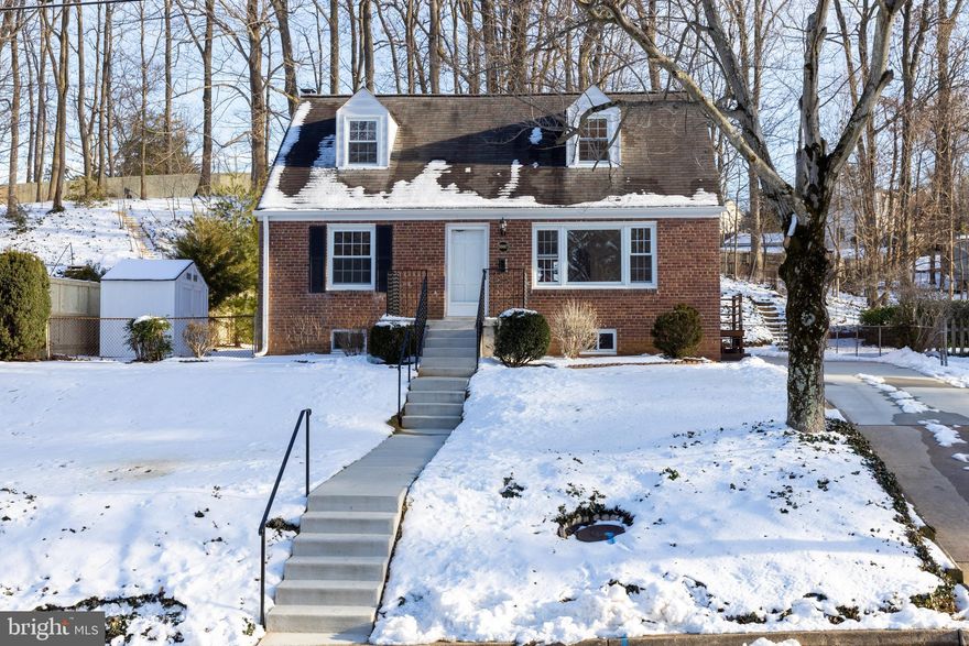 **** DEADLINES FOR OFFERS IS MONDAY 2/14 at  4 pm.... READ AGENT REMARKS FOR ADDITIONAL INFO **** 4Darling MOVE-IN READY Cape Cod with a large yard, nice driveway & large multiple car parking pad! This four bedroom, two bath home has been TOTALLY renovated! This home boasts a lovely white kitchen with new stainless steel appliances & granite! Each bathroom has updates & there is gleaming hardwoods throughout much of the first floor & the entire upstairs. This popular model also has a walk-up basement with a  Guest / Flex / Office room  with a closet & a lovely spacious recreation room with bright new lights & brand-new carpet too! All systems have been updated & well-maintained! Newer windows, newer roof, newer HVAC! This home has an ideal backyard with a large cemented area perfect for backyard entertaining, a large storage shed plus an upper forested & fenced area perfect for pets & play! Enjoy living on over 1/3 of an acre parklike setting & yet less than .5 of a mile to shops & restaurants & a very short stroll to the neighborhood Elementary school! Commute options to DC & the Pentagon are fabulous with the Pentagon bus stop steps from your home & mere minutes from the #495, #395 and Route #50.