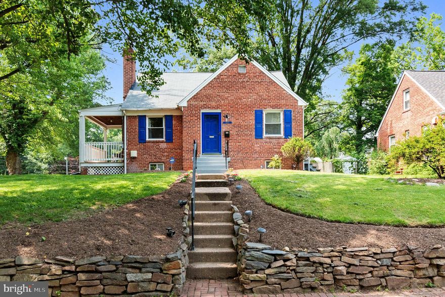 Lovely all brick charmer in Takoma Park on a beautiful corner lot that backs to Sligo Creek Park. This home offers a renovated kitchen with granite countertops, stainless steel appliances and porcelain tile flooring. Bathrooms have also been completely renovated with porcelain tile flooring. Enjoy other can't miss features such as a great evening by the fireplace or hang out on the porch will wonderful views. Numerous possibilities for the finished basement and generous backyard space. Landscaped and ready for you to make it yours! No showings allowed before the Open House scheduled for 6/9/19 between 1pm-4pm