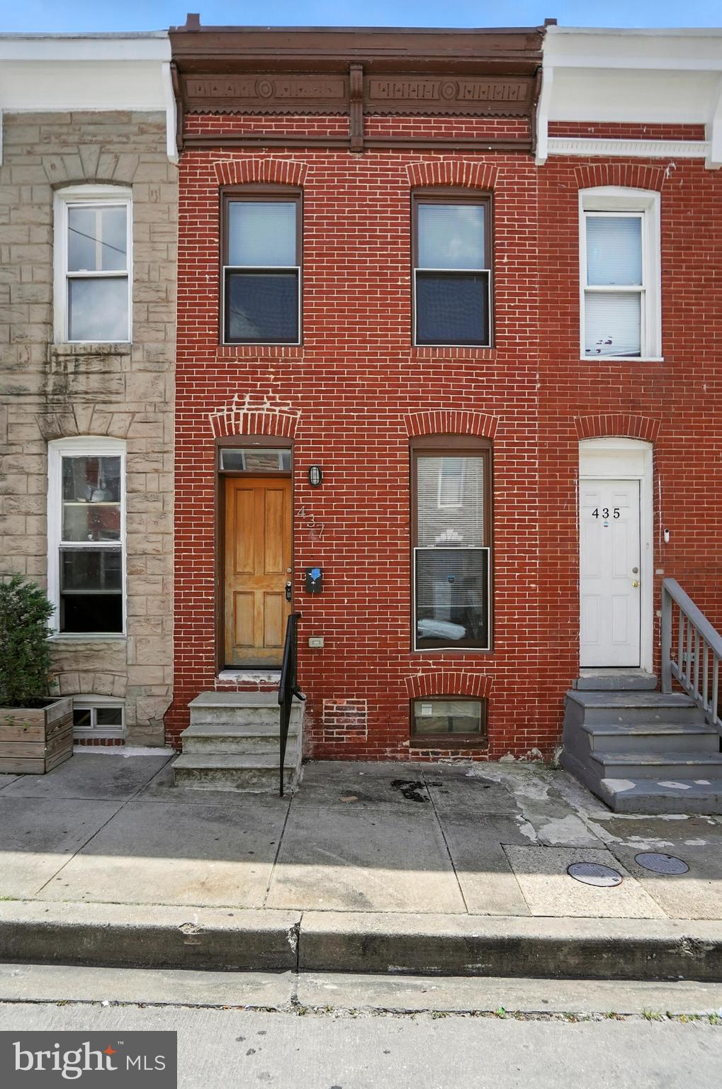 Step into this beautifully updated brick front rowhome where original hardwood floors greet you with warmth and character. The inviting living room offers the perfect space to entertain, while the updated kitchen features granite countertops and plenty of cabinetry for all your storage and prep needs. Just off the kitchen, a versatile bonus room can serve as a formal dining area or additional living space—ideal for your lifestyle. A full bathroom with a custom-tiled tub/shower combo completes the main level. Upstairs, you’ll find two bright and spacious bedrooms, each with access to its own beautifully finished full bathroom, providing comfort and privacy. The lower level is clean, unfinished, and ready for your personal touch—whether it's extra storage, a home gym, or future living space. Enjoy summer BBQs and outdoor fun in the fully fenced backyard. Conveniently located near Route 40, I-83, Greenmount Avenue, and just minutes from local shops, restaurants, and amenities—this home offers both charm and convenience!