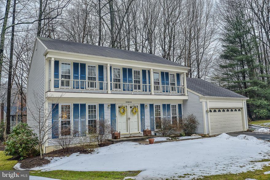 Nestled on the end of a wooded cul-de-sac is this 5 bedroom 3.5 bath meticulously maintained home. Walk in through your front double-doors to one of thee fully finished levels, with hardwood floors throughout. The updated custom kitchen gives you plenty of room for entertaining, leading to the family room with a cozy central fireplace and access to your deck.  Three fully finished levels.