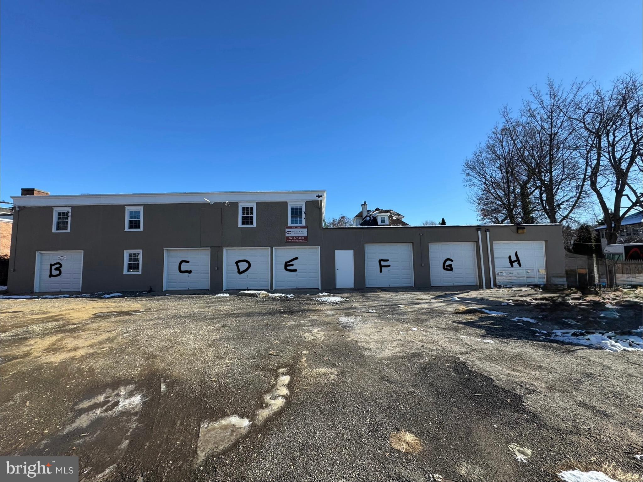 440 Sq Ft, Two Bay 18' x 24.4" Garage with electricity, lighting and new steel security door. Garage doors opening is 8'9" width x 8'7" height. Prime location on Bethlehem Pike in Erdenheim, Montgomery County. located in the heart of Erdenheim, minutes from Lincoln drive, Rt 309, Germantown Pike, Stenton Avenue, and the PA Turnpike (Rt 276) and Blue Route (Rt 476). The building is wired with 220v electric service, outlets and lighting. There are no utilities except for electric. Tenant pays electric. The property is being rented as-is. If additional space is required, landlord will consider leasing other garage bays and the workshop. Tenant may install heat or improve with written permission.