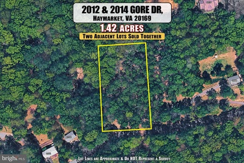 Vacant Land For Sale - 2012 & 2014 Gore Drive<br/> HAYMARKET, VA 20169