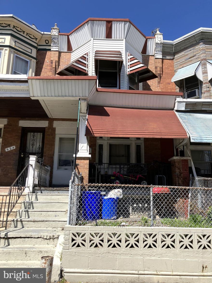 Spacious 3-bedroom, 1-bath home located in the Cobbs Creek area of West Philadelphia. This property features hardwood floors throughout the living room, dining room, and bedrooms, along with a functional layout ideal for both residents and investors. Enjoy added convenience with an in-unit washer and dryer, a covered front porch, and a private rear yard — perfect for outdoor space in the city. Investor-friendly opportunity: the property is currently tenant-occupied. Conveniently located near public transportation, neighborhood amenities, and major commuter routes.