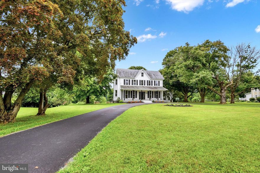 *** Sale includes 2 BD / 1 BA Carriage House, currently rented through May 2025.  Market rent is between $1500 and $2000 ***.    As you pull into the circular driveway, you first notice the 2.4 acres of picturesque landscape that surrounds this 2400+ sq ft traditional colonial, meticulously designed and renovated with custom granite countertops, matching sterling appliances, contemporary cabinetry and lighting. The designers managed to accomplish all of this while preserving much of the properties historic character, evidenced by the fully restored original hard wood flooring and molding on both levels.  And that's not all.  This property also offers an additional 1,100 sq ft, 2 level Carriage House on the grounds, complete with 2 beds, 1 bath, Living Room and Master Bed with cathedral ceiling.  All of this quality living is nestled in beautiful Jarrettsville, Maryland, recognized by www.onlyinyourstate.com as the #1 most delightful place in rural Maryland.  "Perfect for quiet living, or for simply taking a serene day trip".  Jarrettsville is "infused with charm, beautiful scenery, and a slower pace of life that will put your soul at ease".