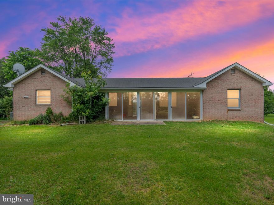 Welcome to Lovettsville! This rare 10-acre flat lot provides ample space for outdoor activities, gardening, or even the addition of a pool or other recreational amenities. The expansive land offers privacy and seclusion, making it a perfect retreat from the hustle and bustle of daily life.
While the house is perfectly liveable, with 3 bedrooms and 2 full baths, it requires some cosmetic updates. This presents an excellent opportunity to personalize the home to your taste and style. With a bit of TLC, this property can truly shine and become your ideal countryside haven. The unfinished basement is a blank canvas awaiting your creative vision. Whether you dream of a cozy family room, a home gym, or additional bedrooms, this space offers limitless potential to expand your living area and tailor it to your specific needs. The 6-car garage is great for car enthusiasts, and hobbyists will be thrilled with the massive garage. Beyond its impressive storage capacity, the garage features a loft spanning over two garage bays, offering a versatile space that can be transformed into a studio, office, or guest suite. This unique addition significantly enhances the property's functionality and appeal. Located just minutes from downtown Lovettsville, this property offers the best of both worlds – serene countryside living with easy access to town amenities. Enjoy the convenience of nearby shops, restaurants, and schools, all while surrounded by the area's natural beauty. Schedule a showing today and start envisioning the endless possibilities this property holds for you!