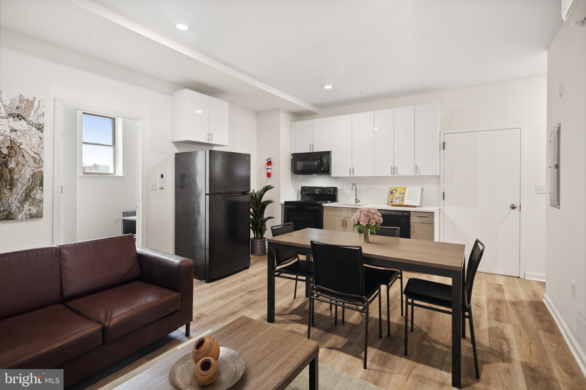 Welcome to The Owl's Nest Apartments located at 1534 N 16th St! Owls Nest Apartments offers students an unmatched living experience in the heart of North Philadelphia. Our prime location at 1534 N 16th St puts you within walking distance of campus, ensuring you’re always close to your classes, public transportation, and vibrant student life.
At Owls Nest, we’ve designed every aspect of our apartments with student needs in mind. Each unit is fully furnished with beds, desk, living room furniture with a modern finish and in unit washer dryer. The building has a fitness gym, study rooms, and two lounge areas for our residents to utilize. Your safety is our priority. With exterior and hallway cameras, a secure FOB entry system, and well-lit common areas, you can feel secure in your new home.
Wifi is a flat fee of $50/month; Water is $25/month per person; Tenant responsible for electric