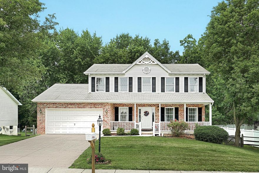 Welcome Home to 425 Lexington Way! This is your chance to get in to a large 4 bed/2.5 bath colonial-style home for a GREAT price!!! Heritage Hill II is a well-established development in Littlestown with NO HOA. This home has never been for sale and was only occupied by its original owners. Featuring a traditional layout, plenty of natural light, an abundance of storage space, attached two-car garage, and covered front porch that is just perfect for a couple rocking chairs! On the main level you'll find a welcoming foyer, den that could easily be made into a home office, formal dining room, laundry room with built-in cabinets, and a large half bath ideal for guests. The kitchen with eat-in area leads into the living room boasting a  gas fireplace with marble surround. Upstairs you will find four bedrooms with oversized closets! The huge primary bedroom features an en-suite bath, linen closet, walk-in closet with a window (my personal favorite!). Outside the sliding glass doors, enjoy the deck and fully fenced backyard! Reach out to your favorite real estate professional or call me to schedule your private showing. You will not find a colonial in this neighborhood for a better price than this - make it yours today!