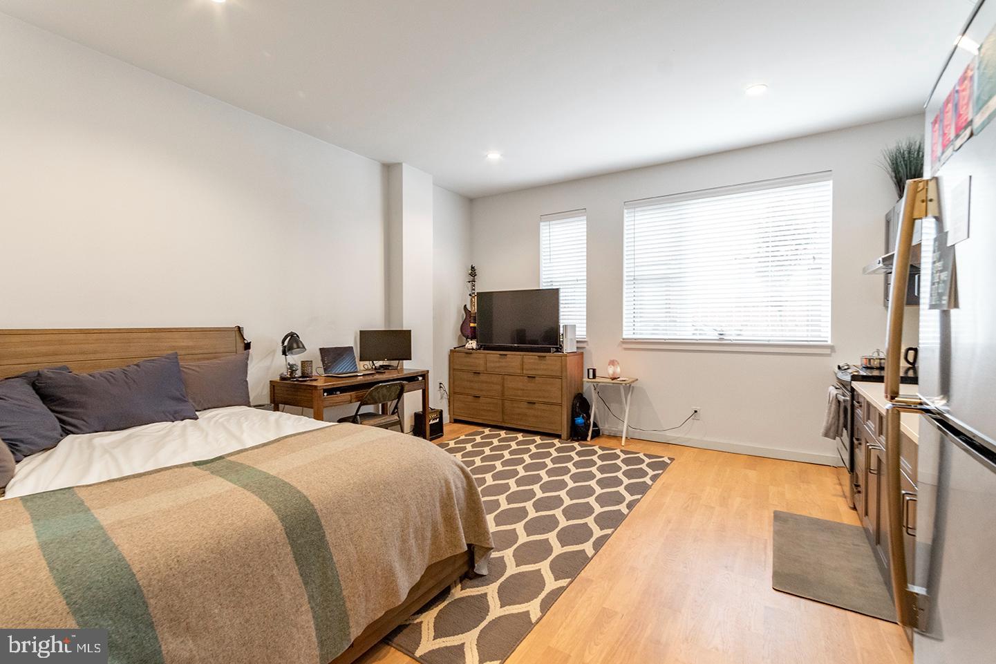 *Available NOW!*
Equally Appealing in Both Design and Function! Experience the charm and history of Washington Square West from the comforts of your own apartment in one of Philadelphia’s most sought-after neighborhoods. The Bradford apartment building was completed in July 2017 – offering high-end materials, premium appliances and fixtures, covered parking, enclosed dog run, and an outdoor tenant lounge with a community BBQ. This stunning apartment building offers the latest in modern living in one of Philadelphia’s most historic neighborhoods. Residents enjoy modern construction with a range of thoughtful floorplans, elegant interior finishes and great outdoor spaces, all within walking distance of the excitement and conveniences of Center City Philadelphia. The Bradford offers studio, 1 bedroom, and 2 bedroom apartments with quality fixtures, NEST thermostats, energy-efficient appliances, custom cabinetry, and modern finishes. In the kitchen and bathrooms, stainless steel finishes, built-in microwave, subway tile shower walls, glass shower doors, and wall to wall hardwood floors. Contemporary living in one of Philadelphia’s classic historic districts.
Lease Terms: Generally, 1st month, and 1 month security deposit due at, or prior to, lease signing. Other terms may be required by the Landlord, such as last month’s rent upfront. $65 application fee per applicant. Electricity, gas (if applicable), cable/internet, and a $10/mo. technology fee. Water is a flat monthly fee of $60. A $25 service fee, plus the cost of the air filter, will be charged quarterly for routine air filter replacement. Landlord Requirements: Applicants to make 3x the monthly rent in verifiable gross income, credit history to be considered, no evictions within the past 5 years, and must have a verifiable rental history with on-time rental payments. Exceptions to this criteria may exist under the law and will be considered. Cosigners will be considered.
*Price reflects the net effective rent for a 1-month credit is applied at $1,465/mo.
*Small pets permitted with owner approval; $350 non-refundable pet deposit, $50/month pet rent
*Photos are of a similar unit in the building, finishes will match, layout may differ
*Limited Parking Availability – Inquire with your Showing Agent for more info!