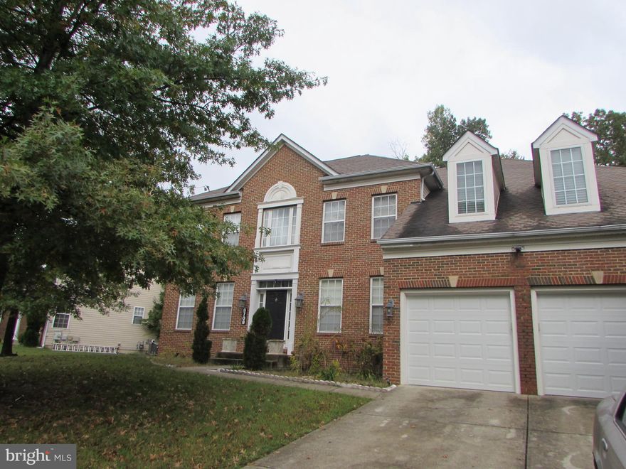 The perfect home for the large family. Office space for at home working and privacy.  Finished basement with bar and plenty of space for the kids to play.  Home sits near the cul-de-sac for lots of privacy.  Rear yard is fenced and treed.  Home is convenient to Andrews Air Force Base, which is approximately 10-15 minutes away.  You are also within 30 minutes of Washington, DC or shopping in Charles County.  Call for your private showing today.