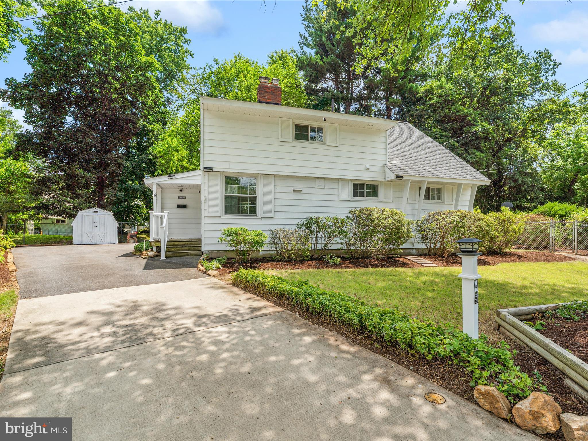Welcome to 4 Calvin Court—an inviting and well-maintained home tucked into a quiet cul-de-sac in one of Rockville’s most established neighborhoods. This 4-bedroom, 2-bath home offers two bedrooms and a full bath on each level, providing flexible living options for guests, a home office, or multigenerational needs. Inside, you’ll find a cozy gas fireplace, fresh paint, an updated kitchen, central air conditioning, and efficient gas heat. Step outside to an established yard with mature shade trees, beautifully landscaped grounds, a spacious deck, and a private patio area—perfect for relaxing or entertaining in a nature lover’s paradise. Conveniently located near Rockville High School, as well as parks, shopping, and commuter routes, this home blends charm, comfort, and convenience in the heart of Rockville.