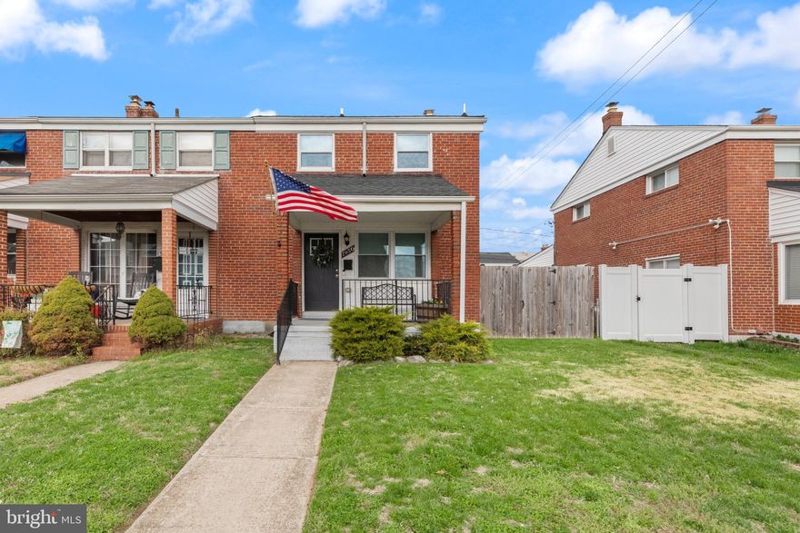 Turn‑key perfection meets modern comfort in this beautifully updated, porch front, end‑of‑group row home. Every space has been thoughtfully refreshed, beginning with a stunning updated kitchen featuring stainless steel appliances, ceramic tile flooring, crisp white cabinetry, granite countertops, and abundant prep and storage space.
Upstairs, you’ll find three inviting bedrooms with carpet and an updated full bath. The partially finished lower level adds valuable flexibility — ideal for a home office, fitness area, media lounge, or guest space — complete with its own full bathroom. Plenty of storage in the unfinished area.
Step outside to a private backyard oasis boasting a charming screened‑in porch, a 6' privacy fence, and dedicated parking for two cars.
All of this is perfectly situated just moments from shopping, dining, major commuter routes, and within walking distance to Stansbury Park — making everyday living both convenient and enjoyable.