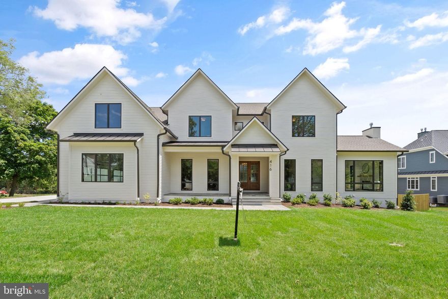 416  Windover Avenue, is a masterpiece of modern luxury and comfort in the heart of Vienna, Virginia, designed by the renowned team at Reel Homes. This brand-new construction home boasts unparalleled sophistication, featuring 7 bedrooms, 9 total bathrooms, and almost 9000 square feet of meticulously designed living space. The home is finished in all of its splendor, and is move-in-ready. 

The home is a one-of-a-kind, custom design, and features everything you'd expect, and many things you don't, like an included elevator and a tucked-away mudroom. Reel Homes are renowned for their attention to detail, and this home doesn't disappoint. The heart of this home is undoubtedly the gourmet kitchen, a chef's dream with a massive pantry, SubZero and Wolf appliances, custom cabinetry, and a spacious island for culinary creativity. The open floor plan seamlessly connects the kitchen to the dining and living areas which are detailed with custom ceiling woodwork and floor-to-ceiling Pella windows, providing the perfect setting for entertaining guests or enjoying quality time with family, and tons of natural light. You can choose to then relax in the screened-in porch off of the living room, which is a 3-season space with its built-in heaters and gas fireplace, or retire to the beautiful in-law/primary suite with a walk-in closet and beautiful custom bathroom. 

Upstairs, the indulgent primary suite offers a private retreat with a spa-like ensuite bathroom, heated floors, and a huge walk-in closet. It has tons of natural light, and plenty of space to customize your dream primary retreat!  The four additional bedrooms are all complete with unique walk-in closets and private bathrooms that offer varying design and tons of luxury. The laundry room is also a treat, with custom cabinetry and all of the space you deserve. 

The lower level of this home is an entertainment haven, featuring a fully finished basement with a huge rec room, home gym, wet bar with beverage fridge, merely 3 walk-up stairs,  and a 7th en-suite bedroom, and a theater room. And not to be missed, this lot is huge!!! Tons of space to play, entertain, or lounge around the wonderful 100-year old magnolia tree!!

With attention to detail at every turn, 416 Windover Avenue is not just a home; it's a statement of luxury living in Vienna, Virginia. The design you can see is impeccable, and the attention to detail behind the walls gives you confidence that this house is worth every penny. Reel Homes has done it again.