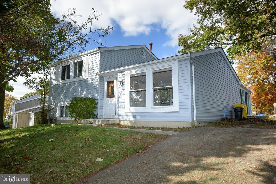 Wonderful split level located in a quiet community within walking distance to elem school! 3 Finished levels, 4 season sunroom, updated carpet, & addition off the back. Extra large master bedroom, updated apps & extra large island in KIT, and updated siding/windows. Half bath can easily be expanded to a full bath & lower level has office/poss 5th BR. Updated HVAC & Home Warranty included!