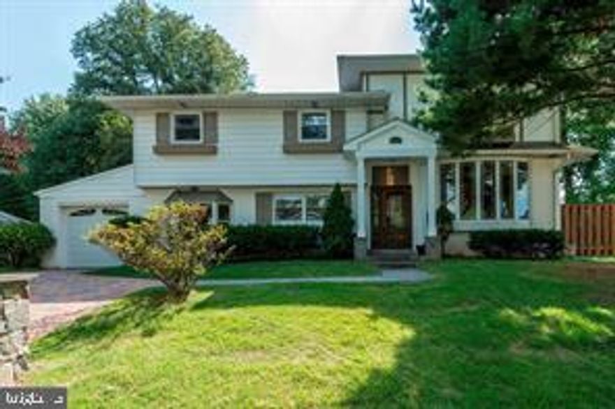 Bright, beautiful & immaculately-maintained 5 BDRM/3.5 BTHRM split-level home, with a garage in Whitman School cluster. Gourmet kitchen with stainless steel appliances opens up to a breakfast room with a fireplace and sun-filled sun room and deck. The home boasts generous bedroom sizes and  is perfect for entertaining. Large, fully- fenced yard affording complete privacy. Excellent location, across the street from Bradley Hills Elementary, short drive to Metro, NIH and all that downtown Bethesda has to offers.