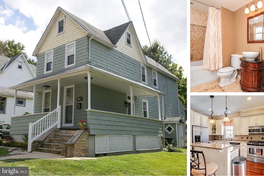 Remarkable 3 bedroom, 1.5 bathroom  Victorian Home located in Hamilton. Property features gourmet kitchen with custom cabinetry/island/granite and stainless steel package, main level half-bath, mud-room off of kitchen, hardwoods, crown moldings and chair railings, off-street driveway for 2 cars, double vanities/jacuzzi tub, fantastic wrap around porch, large flat/functional yard, great storage both in basement & attic, custom tiling, recessed lighting, window treatments, great natural lighting and much more!  For the gardening enthusiast, the property has three pear, three apple, two plums, a cherry, and a fig tree on the as well.