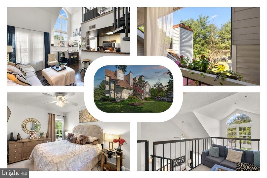 Located in The Vistas at Lake Arbor, 1019 Summerglenn Ct in Bowie is a two-bedroom, one-bath loft-style condominium offering an open and airy layout. The interior features fresh paint throughout, with vaulted ceilings and large windows that bring in natural light across the main living areas.

The main floor includes a combined living and dining area with access to a private balcony, a galley-style kitchen, and a full bathroom. The primary bedroom is also located on this level, offering the ease of main-level living.

Upstairs, the loft-style second bedroom overlooks the main level and includes a spacious closet and built-in shelving—ideal for a guest room, home office, or creative workspace.

Outdoor space includes a balcony and a landscaped community setting, providing a peaceful spot to relax or unwind. Private parking is included, and residents also benefit from nearby walking trails and green space within the neighborhood.

The Vistas at Lake Arbor is served by Metrobus routes within walking distance, with quick access to the Capital Beltway, BW Parkway, and the nearby Largo Town Center Metro station. The location places you close to major employers such as Kaiser Permanente, the IRS, and Prince George’s County government offices. For shopping, dining, and entertainment, nearby destinations include Woodmore Towne Centre, Bowie Town Center, and FedExField. Residents can also explore nearby outdoor and cultural spots like Watkins Regional Park and the Prince George’s African American Museum & Cultural Center.

Please note: FHA financing may not be available for this condominium—check with your lender for eligibility.
Mortgage savings may be available for buyers of this listing.