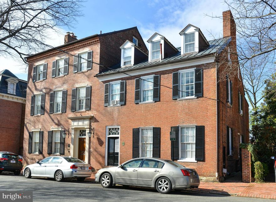 Outstanding opportunity to acquire this fabulous property located on one of Old Town's most desirable blocks!  Built circa 1780, this house has been utilized as a 5-unit apartment building for many years and is ripe for renovation back to a gracious single family home with high ceilings, random width floors and rear garden. Alley that runs across rear portion does not convey.