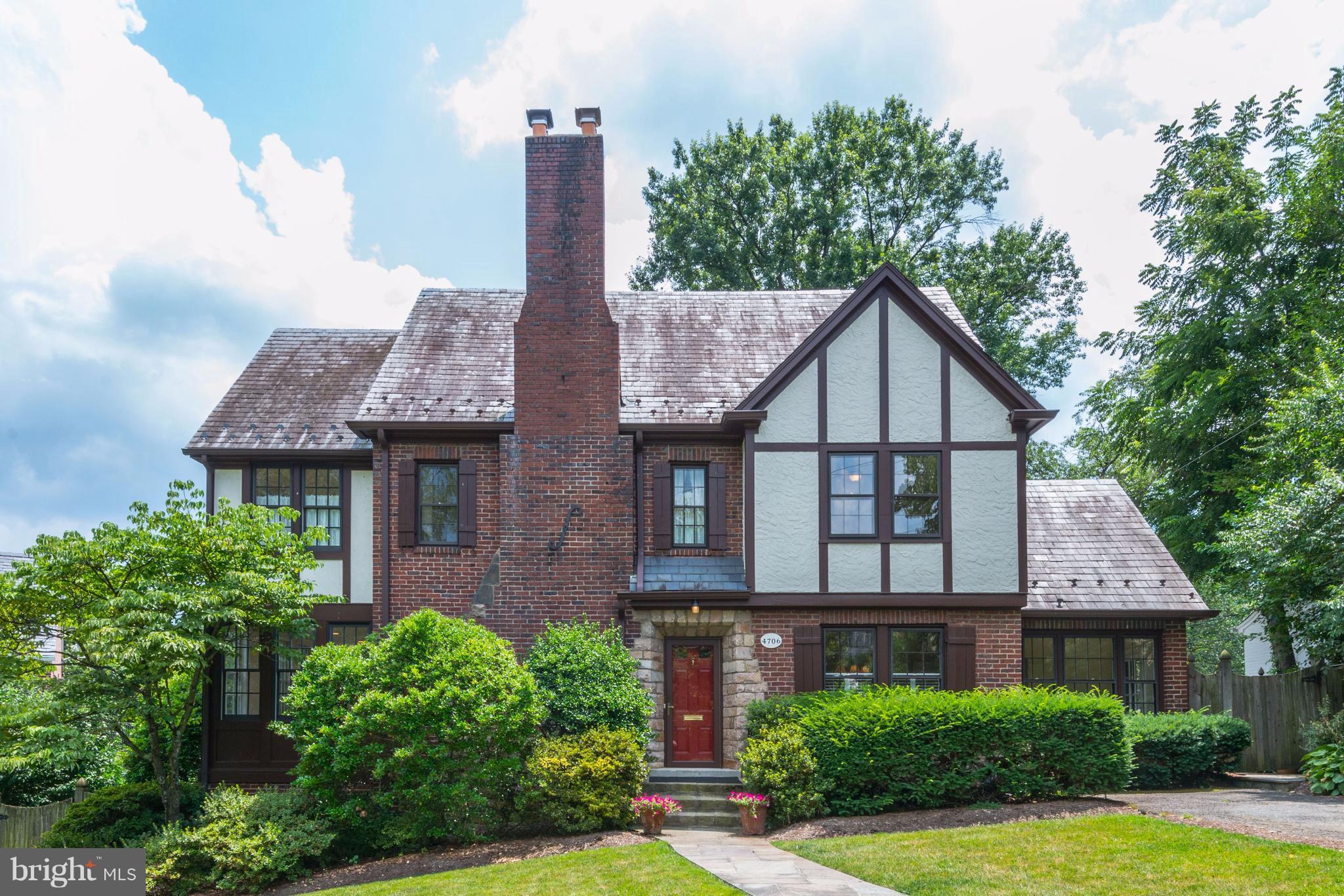 Recently renovated old world charm Tudor in heart of Country Club Hills. 4 levels of living w/amazing top floor views! Gracious flow & spacious rooms. Large kit w/eating space. Wonderful master BR suite w/walk-in closet, gas FP, sitting room & spa bath! Finished bsmt, w/walk-in temp controlled wine cellar, craft area + lots of built-ins! Avail-long term. Floor plans under documents. Great layout!