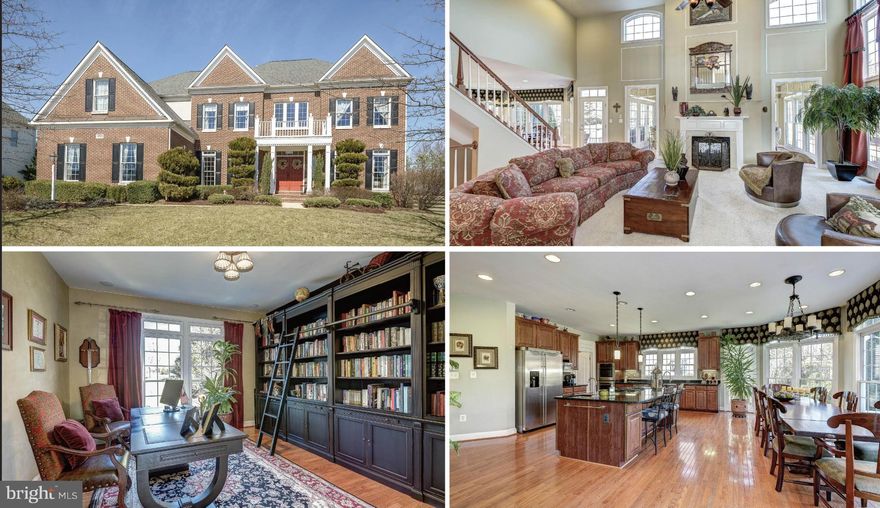 AMAZING PRICE REDUCTION! SELLERS FOUND HOME OF CHOICE!  Beautiful Randall with Sun room extension, lush private lot .79 acre, HW floors on main & both staircases, newer appliances in kitchen, upscale cabs, granite, tile back splash. Large pantry, 4 fireplaces, 2 story great room,home office, large LR & DR, Great Master Suite & Bath+ 3 bedrooms up & 2 baths, laundry upper level, SO MUCH MORE!!