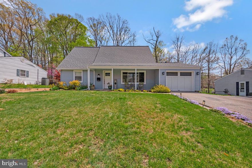 Renovated in 2020 this home offers updated style and easy living.  The main level has been opened up  for a more open floorplan .  Great kitchen with quartz countertops & stainless appliances. Dining area with atrium doors leading to patio and fenced backyard. Spacious living room with large window bringing in plenty of natural light. Brand new front door with glass changing technology.  The Primary bedroom has 2 walk-in closets and special built-ins. The HVAC was upgraded in 2020 to a larger more efficient system. Roof, siding, gutters have been replaced within the last 2 years.  The garage has all new drywall and garage door with opener.  The location is perfect with shopping, restaurants, entertainment & major routes within minute. Easy commute Washington, DC, Annapolis, Baltimore, Joint Base Andrews & Ft Meade.