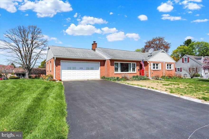 Beautiful brick ranch home with a 2 car garage. Enter through the front door into a spacious living room with lots of natural light. Formal dining room leads into the kitchen with lots of cabinets and counter space. From the kitchen you can walk out and find a lovely  porch that gives you access to a great backyard and access to the garage. 3 bedrooms w/double closets and a  full bathroom complete the main floor. In the lower level you will find a finished family room and half bath. Great entertaining space!! Separate laundry room, abundant storage space, cedar closet, and a large pantry complete this level. Solid oak flooring on the main floor, recently replaced windows. If you are looking for one floor living, you are going to love this home!!!