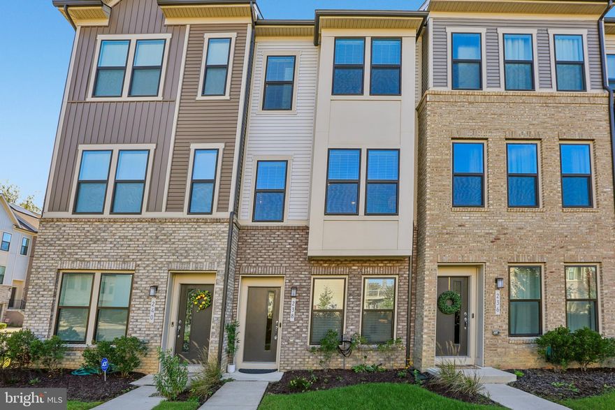 Now available in the sought-after Watershed community, this stunning brick townhome offers luxury living blended with resort-style amenities! Boasting 3 bedrooms and 3.5 bathrooms, and the convenience of an attached garage. The lower level includes a private bedroom and full bath—an ideal setup for guests, a home office, or a quiet retreat.  Ascend to the main living level, designed for both daily living and entertaining, featuring a spacious open layout with a designer kitchen showcasing crisp white cabinetry, a large quartz-top island, and a dining space that flows seamlessly onto an expansive, elevated deck to enjoy  outdoor gatherings with ease, complete with a Bluetooth/Wi-Fi outdoor enabled sound system. A comfortable living area and a convenient powder room complete this floor.  The top level features a serene primary suite with attached bath along with a third bedroom and full en suite bathroom. The laundry is thoughtfully located on the upper level with a full-size washer and dryer for added convenience.

The owner has thoughtfully invested over $25,000 in premium builder upgrades and this property has been well cared for throughout ownership. Recent improvements include brand-new carpeting (2025), refreshed interior paint and accent walls (2025), and solar panels for greater energy efficiency. The home also features Guardian Protection security with an exterior camera and smart doorbell.  Residents at Watershed enjoy first-class amenities, including resort-style pools with sundecks, a modern fitness center and yoga studio, a sports simulator, coworking lounge, community garden, playground, and green spaces designed for gathering. Additional highlights include an outdoor terrace with fire pit and grilling areas, on-site dog park, and miles of scenic trails for walking, jogging, and biking.  Ideally located just minutes from Fort Meade, major commuter routes (295, 198 and 32), shopping, and dining, this home offers a perfect blend of comfort, style, and convenience. Life at Watershed delivers more than just a place to live—it’s a place to thrive.  Rentals like this do not come along often, view this impeccable property and interested parties should fill out an application via the RentSpree link located in the Agent Remarks.