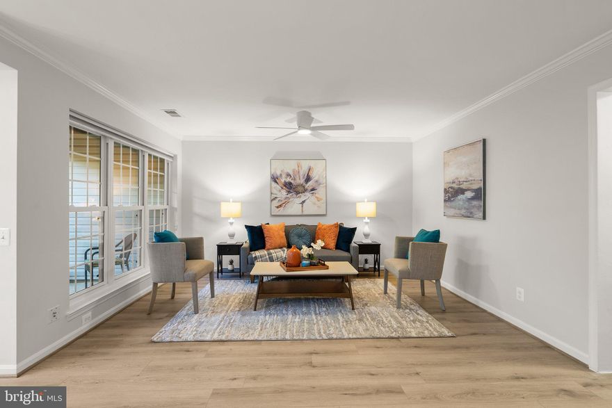 Welcome home to your dream condo! This beautifully updated 2-bedroom unit is flooded with natural light, creating a warm and inviting atmosphere. Its large sliding glass door leads to your private walk-out patio, perfect for morning coffee or evening relaxation.  The open layout seamlessly connects the living and dining areas, perfect for entertaining or relaxing at home. Each spacious bedroom features generous walk-in closets, providing ample storage and organization options. 
2822 Emma Lee #102 also features modern LVP flooring throughout (2024), updated bathrooms (2024) and kitchen (2024), recessed lighting, newer windows (2023), and fresh paint throughout (2024). 

Ideally situated inside the beltway, 2822 Emma Lee #102 is located offers convenient access to transportation and a variety of amenities, making city living a breeze. The nearby parks, restaurants, and shopping options are just moments from your doorstep.  Located close to both Dunn Loring and Falls Church metro stations, the Mosaic District, and a multitude of highways (I-495, I-66, Rt 50 and Rt 29) this condo has it all.  

Don’t miss your chance to own this delightful home that perfectly blends comfort and convenience!