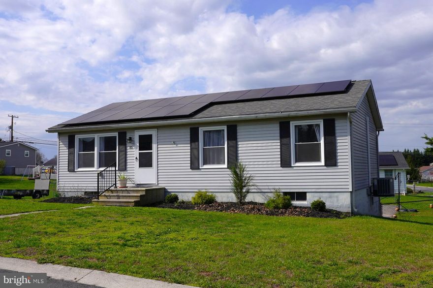 Attractive and affordable 3 bedroom home, with an open kitchen, living & dining room, partially finished basement, fenced yard, deck and a 24’ saltwater pool to enjoy those hot summer days ahead.  Nicely remodeled with new LVP flooring throughout, beautiful kitchen with an island and upgraded built-in stainless appliances. Lower level is a walkout to the rear yard and has a finished mudroom, family room and an office/bonus room.  Integral garage accessible from the rear, with room to build an additional garage if desired.  Conveniently located, minutes from Hanover shopping, and in a pleasant, low traffic neighborhood.  Affordable living with low taxes; financed solar panels provide for very low utility costs.