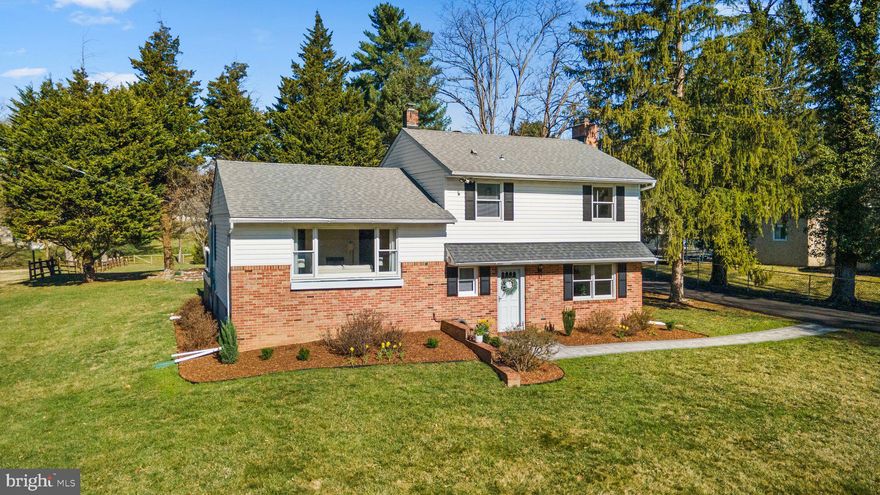 An amazing opportunity to purchase a pristine 4 bedroom home in the sought after Centennial School district on 1.17 acres w/possible subdivision. The lot is currently zoned R20 which allows a home per 1/2 acre. The buyer should verify feasibility for subdivision. Driveway, public water and sewer make this an attractive development opportunity. In addition, the existing home has been meticulously maintained and updated by the seller for the last 30 years. Endless upgrades include: 2 level rear addition creating a tremendous owner's suite, expanded rec room and bedrooms; new roof w/high grade architectural shingles (2012); quality European made Buderus boiler for warm, heating efficiency; replaced water heater (2015); replaced siding and shutters; remodeled kitchen w/cherry cabinets, granite counters, expanded center island, pendant lighting, tile backsplash and upgraded stainless steel appliances; gleaming refinished hardwoods throughout main and upper levels; upper level w/3 spacious bedrooms and 2 full remodeled bathrooms; finished lower level featuring a rec room w/wood burning fireplace, sitting room, 4th bedroom or home office and remodeled powder room; 4th level basement is an ideal storage room or workshop w/walk-up stairs to the rear yard; relax on the rear composite deck (2018); paved driveway w/expanded parking pad (2024); replaced front and back walkway (2024); upgraded electrical to 200amp service w/40 row breaker panel. An amazing location, minutes to restaurants, shopping, schools and major commuter routes 29, 100 and I-95. Walk to the Historic Wayside Inn or Forest Hill Swim & Tennis Club. Hurry to this amazing opportunity!