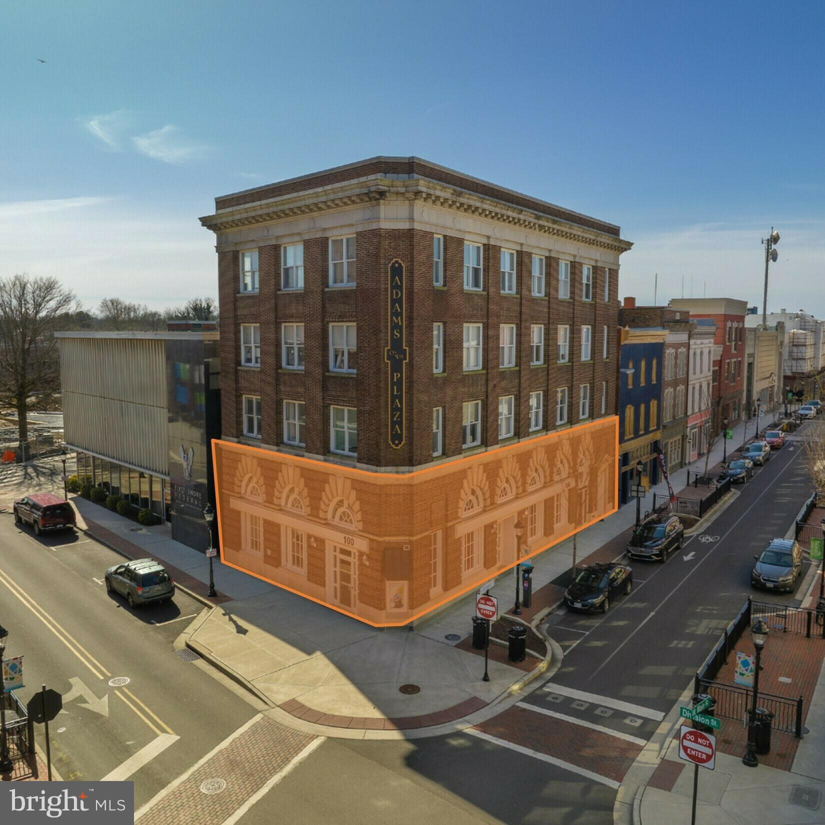 Now willing to subdivide into two offices. Welcome to Adam's Plaza! Introducing a great leasing opportunity for this ground-floor corner unit located at the 4-way stop sign of the intersection of Main St & Division St. This exceptional Class A office space offers flexible configurations, currently being offered as 2,218 SF. If you want "to be known", this is the location for you!! The main office area boasts lots of natural light complemented by high-end finishes. Positioned for optimal visibility and accessibility, this property is ideal for a variety of businesses, including professional office (the current setup) or a potential conversion to street retail/restaurant. All furniture, fixtures, and equipment showcased in the space can be used by a tenant or removed based on tenant preference.
Flexible configurations and additional square feet available.
2218 SF first floor
1193 SF second floor with direct elevator access(also available separately)
Private secured entrance with keypad
Convenient location off of S. Division and Main.
Leases are MODIFIED GROSS with the Landlord paying for all CAM, taxes, and insurance.