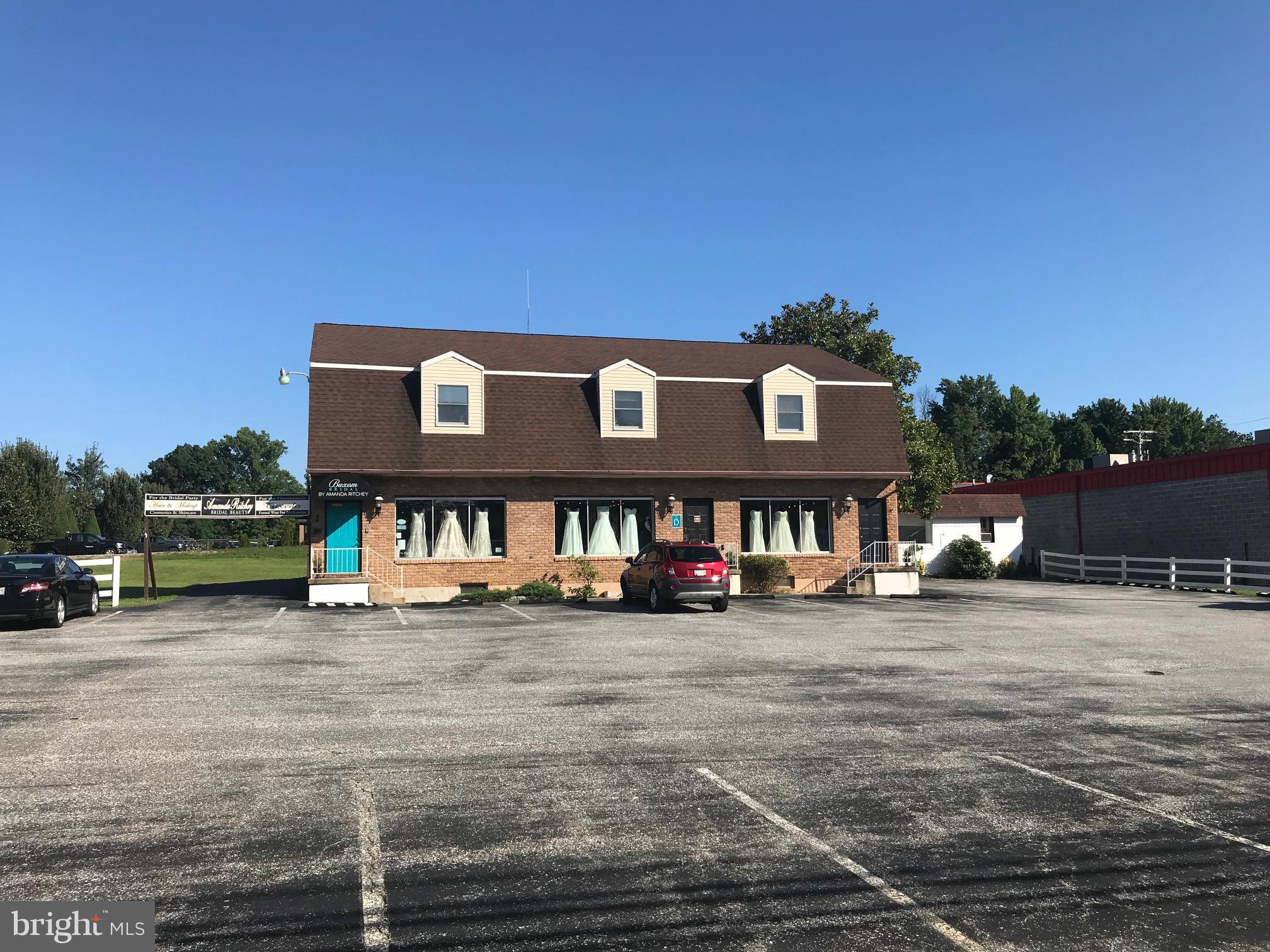 Excellent Opportunity to Lease Prime Retail Road Front Real Estate in the Heart of Fallston. Total of 2,913 square feet with the option to rent 1,834 square feet on the main level for $1,950.00 or 1,079 square feet on the lower level for $895.00. This space offers extreme road front exposure with an open floor plan, multiple dressing rooms + large expansive windows for maximum exposure to sell your inventory. Plenty of parking available. Call for further details and to schedule a showing!!