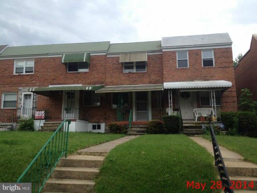 Fannie  Mae Homepath Property!  Buy for as little as 5% down, this property is approved for Homepath Renovation Mortgage Financing!  Wonderful all brick rowhome nestled on picturesque block in Belair Edison.  The partially finished basement could be used as added storage or  rec room.  The rear yard is perfect for summer fun.  Just a few minutes from area shopping, a great find in this price range