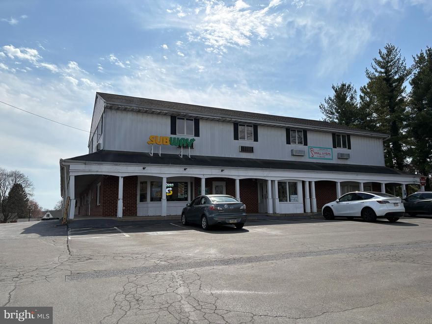 Just $755/moth plus electric! Affordable and freshly updated, this ±673 SF office suite at 246 Manor Ave offers a convenient location just minutes from Lancaster City, Millersville University, and Columbia Ave. Ideal for professional or service-oriented users, the suite features luxury vinyl flooring and an open layout with a versatile side nook. Signage opportunities on Manor Ave and at the suite entrance, along with access to common area restrooms. Situated in a professionally managed building with great nearby amenities including Subway, Domino’s Pizza, Owl Central Games, Front Porch Baking Co., Two Cousins Pizza, and John Herr’s Village Market. Base Rent: $516.47/month + 2025 CAM: $238.53/month = $755/month total. CAM includes: RE taxes, Common area maintenance, w/s/t, building insurance, and snow removal. Tenant pays: electric, internet, interior janitorial, and own liability insurance.