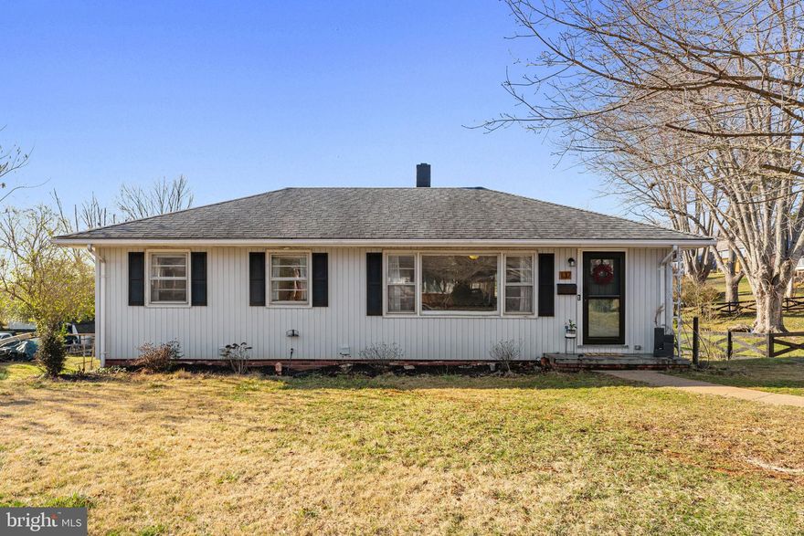 Welcome to this charming rambler located on a quiet street in the town of Culpeper.  Offered for the first time on the market, the home features a bright and spacious living room, an eat-in kitchen with plenty of cabinet space, and refinished hardwood floors on the main level.  There are two bedrooms and an updated full bathroom on this level.  The light-filled basement includes an open rec area, bedroom, half bathroom, pet nook, and storage/laundry room.  Other updates to the home include painting, updating of the basement, new electric panel & meter, new water line from the street to the house,  ecobee smart thermostat, and new dishwasher & fridge (2022).  An exterior door is in the kitchen for a future deck off the rear of the home, and an electric hookup is in place for a hot tub.  The large backyard includes a metal shed and garden beds, and there is no HOA.  Verizon FIOS internet is in place and Xfinity is also available.  The property is conveniently located near schools, shopping, restaurants, and historic downtown.  Don’t miss your opportunity to be the next owner of this wonderful property!