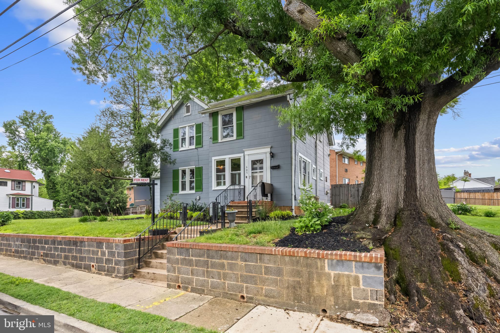 This spacious 5 bedroom home offers comfortable living on a quiet street. The home includes many amenities, including new windows, appliances; refrigerator/freezer (with water & ice-maker), oven/stove, washer & dryer. The entire house was just painted, hardwood floors sanded/stained and new carpeting added to all 5 bedrooms. The 2nd floor full bathroom received an upgrade while maintaining its classic charm. The Laundry room also received a comforting upgrade, offering more room and shelving options. The property includes five generously sized bedrooms, two full bathrooms and two half bathrooms. Lease to buy option is available to tenants.
The landscaped yard provides plenty of space for gardening, play, or hosting summer barbecues. Located just one block from Main St, a short walk can take you to shops, restaurants, hair stylists and Laurel's large modern library. Schedule a tour and see for yourself what this home and its surroundings have to offer.