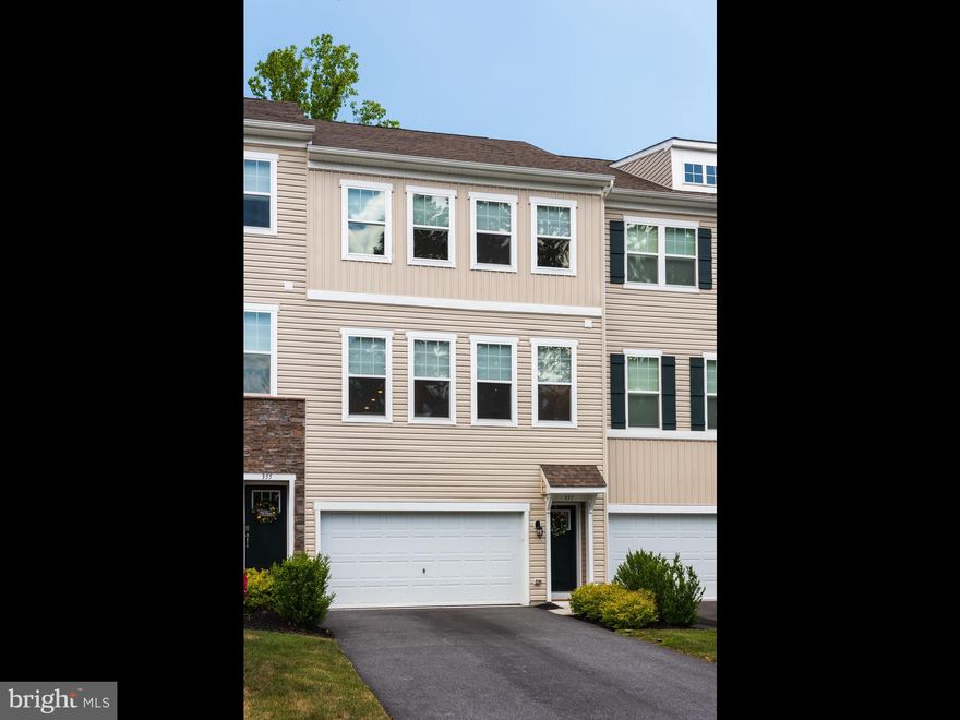 Have you been searching for a move-in ready townhome in the Downingtown Area? Then this bright,
well-maintained townhome in the very desirable Dowlin Forge neighborhood of Downingtown is for
you! As soon as you turn into Dowlin Forge, you cannot help but to notice the friendly neighborhood
atmosphere and seasonal foliage. As you pull up to 357 Dawson Place, you cannot help but to admire
the charming exterior welcoming you inside!
From the front door, you walk into the lower-level foyer. Venture upstairs and to the left to find the
open main level with fresh neutral paint throughout, hard flooring and an abundance of natural light
pouring in from every window. The large white, eat-in kitchen is situated at the back of the home and
includes white cabinetry, large island with bar seating, stainless steel appliances, a gas range, pantry
closet and plenty of counter and cabinet space for all your food prep and storage needs. The kitchen has
space for a large dining table and includes a slider leading to the back deck that overlooks the yard lined
with mature trees. The deck features gorgeous panoramic views of Chester County and is the perfect
space to sip on your morning coffee or relax with a glass of wine after a long day. Back inside, the bright
and spacious family with large windows is open to the kitchen. This is the perfect space for entertaining
family and friends for a weekend dinner party. The updated powder room and coat closet complete this
floor.
As you head upstairs to the third floor you cannot help but to admire the new plush carpeting installed
throughout. Privately tucked at one end of the hallway you will find the large primary bedroom suite
that includes a spacious walk-in closet and ensuite bathroom. The ensuite bathroom features a dual sink
vanity, glass stall shower and private toilet room. Two additional bedrooms, both with great closet
space, share the full hallway bathroom complete with a tub/shower combo and linen closet. The
convenient second-floor laundry room is also located on this floor.
Looking for additional space? The lower level with new vinyl plank flooring provides additional living
space for a (wo)mancave, movie room, exercise room, playroom – whatever you desire! You will also
find convenient access to the garage and a slider leading out to the backyard. The garage will keep your
vehicle safe from snow and pollen or can provide additional storage space. The driveway provides
convenient parking with additional parking spaces available in the neighborhood.
Looking to burn off some energy? Struble Trail is located right down the road and presents the perfect
opportunity to take a relaxing walk, run, or bike ride with your family and furry friends. Convenience is
key! Located less than 10 minutes from everything that Downingtown Borough has to offer - amazing
restaurants, pubs, coffee shops, community parks, stores – what’s not to love? Not to mention local
schools, grocery stores, major routes (Bus 30, 30, 113) and the Downingtown Station that can take you
directly into Center City Philadelphia are close by! Come check out this gem before it’s too late! First month and security due at lease signing. Landlord pays HOA fee and trash and lawn maintenance - sewer is included in the rent price. Furnished photos were taken before new carpeting, fixtures and fresh paint but wanted to include them to get a better idea of space and furniture placement!