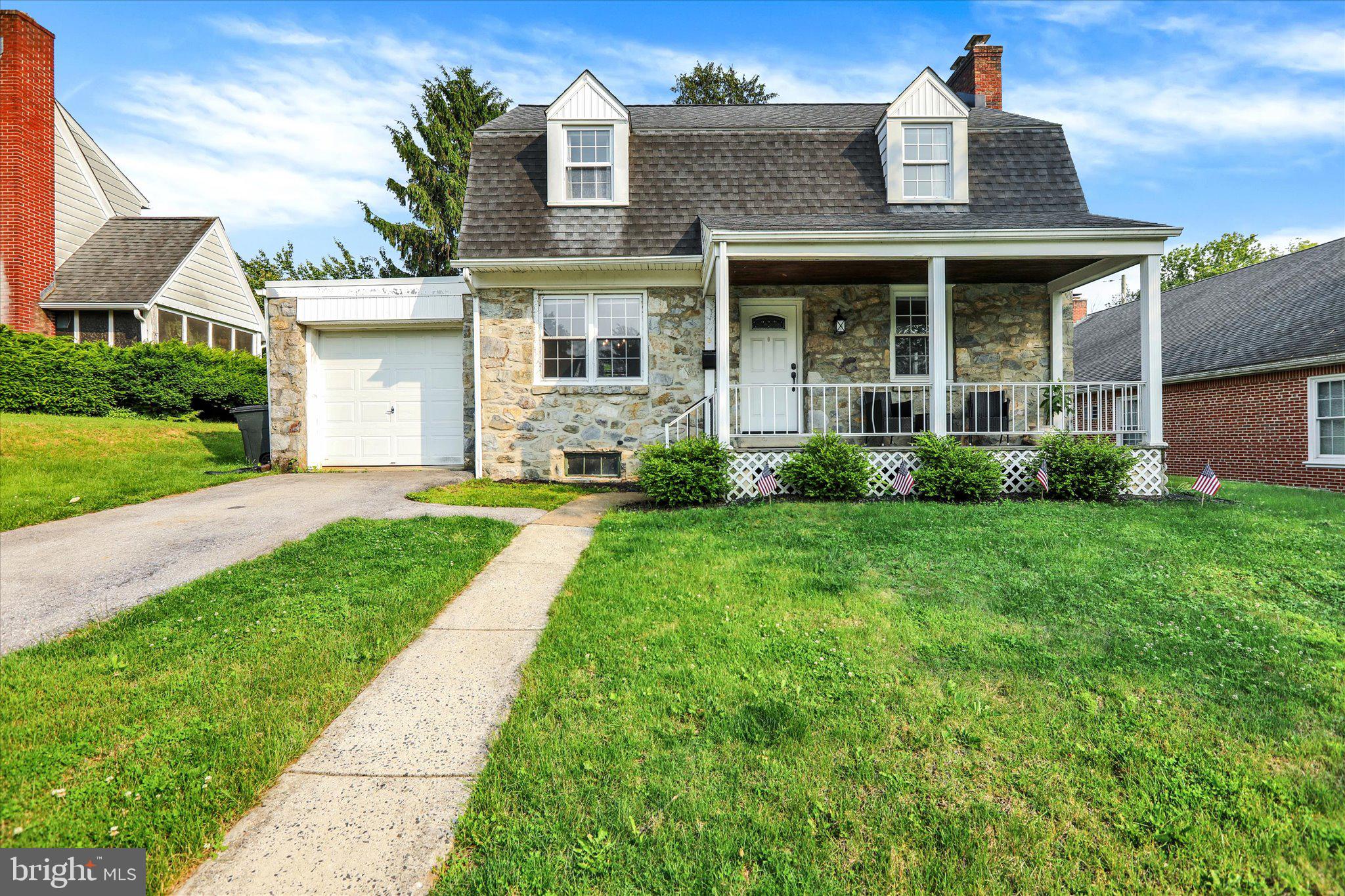 Welcome home to this adorable single family home in the Governor Mifflin section of Lincoln Park. The kitchen is the real showstopper of this home. It was completely renovated in 2020 with new cabinets, tile backsplash & floors, quartz countertops and stainless steel appliances. You'll love having an island for dinner prep or to gather around with friends and family. The living room is spacious with loads of natural light and while updated, this home still retains a lot of it's charm with restored original hardwood floors, beautiful trim around the wood-burning fireplace and deep windowsills for your house plants. In between the kitchen and living room is a conveniently placed half bathroom. Upstairs you'll find a large primary bedroom with a surprisingly large closet to match. There are two additional bedrooms and the full bathroom on this floor. You'll enjoy spending your summer in the flat, fenced-in backyard. Or take the quick 7 minute walk to the popular Wyomissing park and trail system. This home is conveniently located near 222, making it an easy commute. It's also close to groceries, shopping, restaurants and more. **Multiple offers have been received. Please submit best & final offers by 5pm on Sunday, 6/8.**