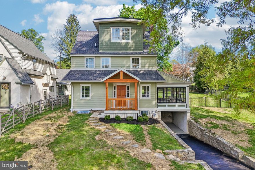 Completely renovated and ideally located in the heart of Media, sitting on a double lot, this 4 bedroom, 2.5 bathroom home offers the perfect blend of quality craftsmanship and walkable convenience—just minutes from State Street’s vibrant dining and shopping scene. Inside, you’ll find hardwood flooring throughout, a custom kitchen with beautiful cabinetry, soapstone countertops, brand new LG appliances, and attached dining area along with a sun-filled enclosed side porch perfect for year-round use. Thoughtfully upgraded with Anderson 400 series windows, James Hardie siding, new insulation, HVAC, and a tankless water heater, the home is designed for both comfort and efficiency. Additional highlights include second-floor laundry room, solid core interior doors, custom millwork, a large fenced rear yard, and beautifully finished bathrooms with Kohler fixtures, glass enclosures, and a freestanding tub.

Located just steps from the shops, dining, and the energy of downtown Media and within top ranked Rose Tree Media schools, this home is a rare find offering both character and versatility in an unbeatable location. Don’t miss this incredible opportunity to own a truly special property; this home is not to be missed!