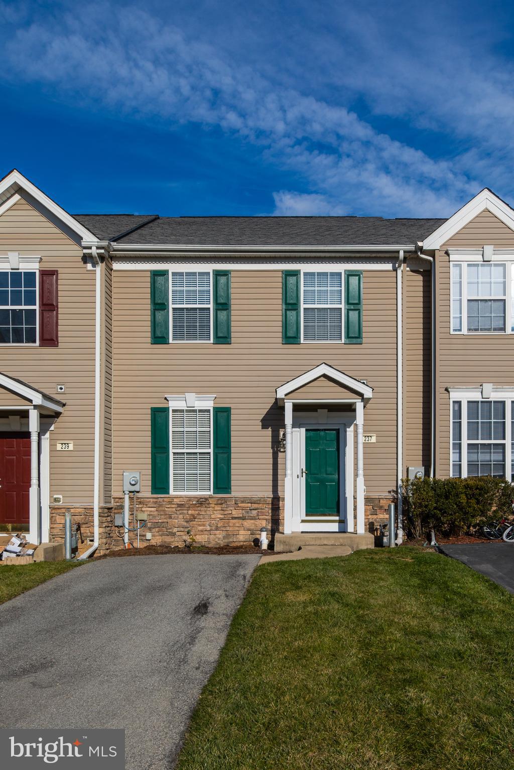A beautiful townhome in Peacefields home waiting for new owners! Featuring 3 bedrooms and 2.5 baths and conveniently located close to I-83, R-30 making it the perfect home for commuters. The main floor offers an open floor plan with large living room, spacious kitchen with island and pantry. Enjoy a cup of coffee in a new spacious deck. The partial finished lower level could be an additional bedroom, family room, or office. All kitchen appliances convey with the home. Add your personal decorator touches and call this one home!. Stop paying rent and start building equity today! Call today to schedule your showing!! $45 HOA covers for Snow Removal and Lawn Care