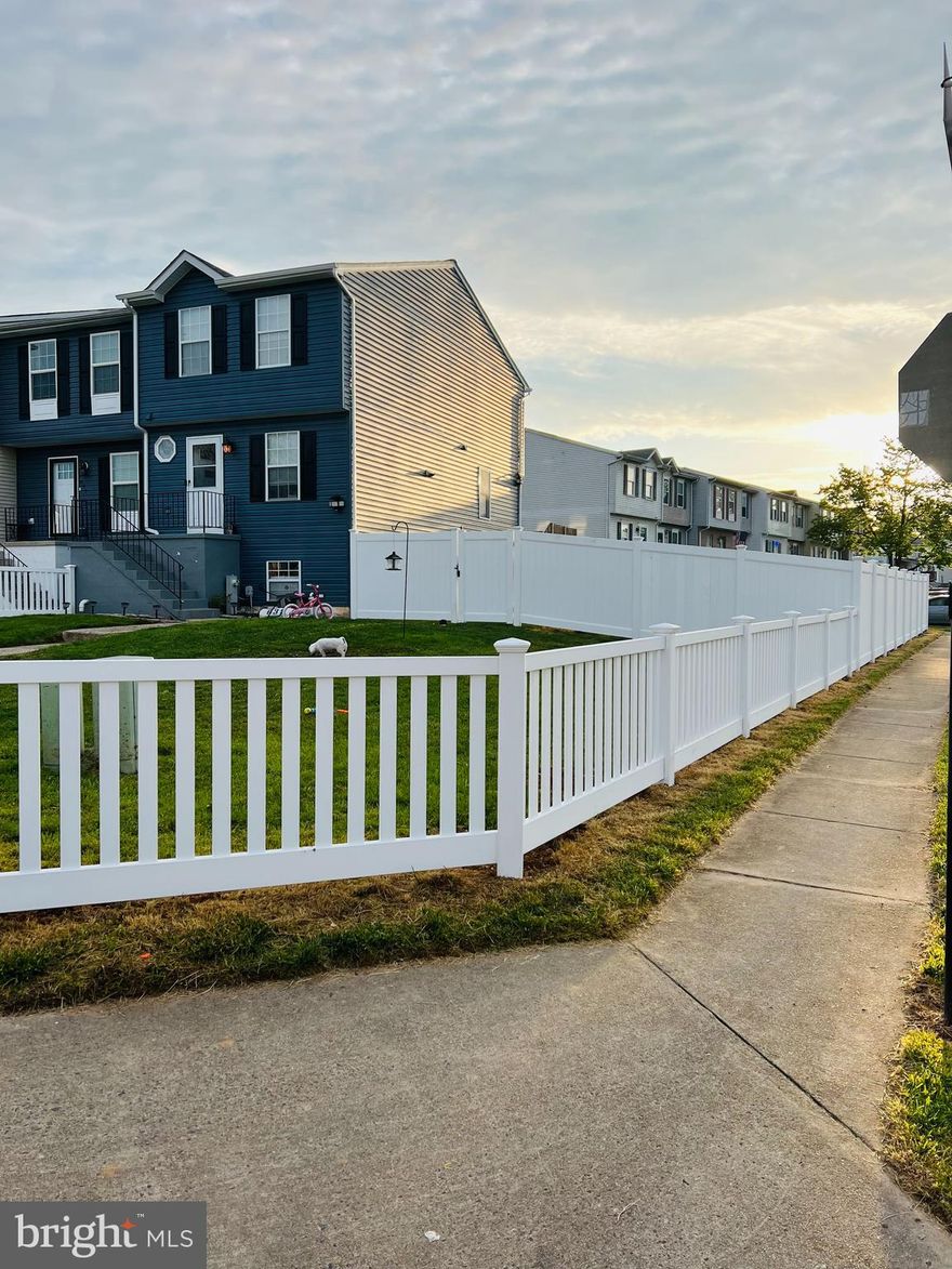 Coming soon! Welcome home to this beautiful end-of-group townhome nestled in the community of Carroll Wood Manor. This home offers three bedrooms, two and a half baths, and a fully finished basement that provides additional living space, a home office ,or even a gym. Step inside to a traditional layout with a combined kitchen and dining area, complete with a cozy, well-appointed kitchen, and access to a rear deck—perfect for outdoor gatherings. Enjoy luxury vinyl plank flooring on the main level, plush carpeting upstairs, as well as upper level laundry for convenience. Step outside to a truly unique, generously fenced-in yard  that offers endless possibilities for outdoor living. This expansive space is perfect for entertaining guests, hosting barbecues, or simply relaxing in your own private retreat. Additional highlights include walk-in closets, a backyard shed for extra storage, a walk in shower, and a beautifully maintained neighborhood. Conveniently located near shopping, dining, and the water! Professional photos coming soon! This wont last long!