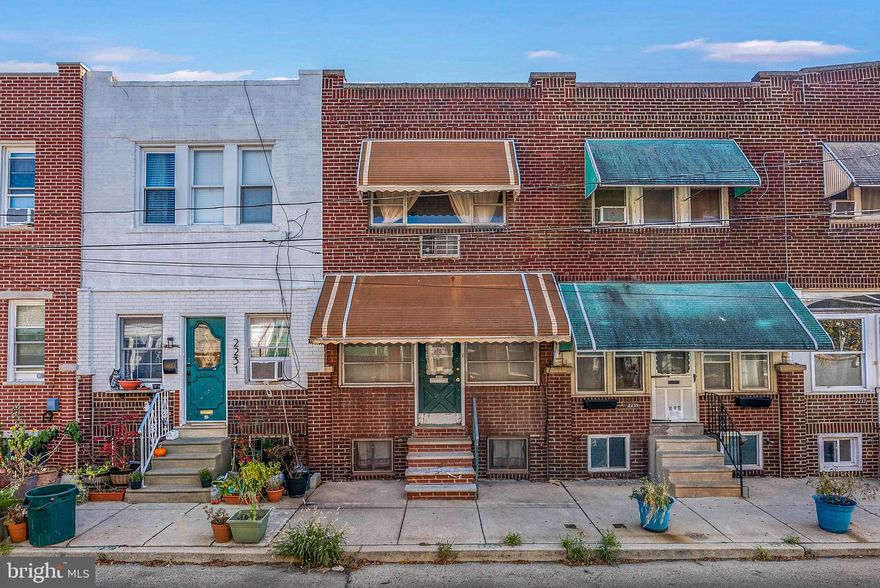 Investor and rehab opportunity on a quiet South Philadelphia block. 2233 S Norwood St offers solid bones and great potential for anyone ready to bring it back to life. This as-is sale is priced to sell, and the seller will make no repairs. The property needs a little work, but nearby rehabbed homes within a quarter mile are selling for $280K and up, creating strong upside potential.

Conveniently located near Broad Street, public transit, I-76, and the South Philadelphia Sports Complex, with quick access to Center City and local shops along Snyder and Oregon Avenues. Perfect for investors looking for their next flip or long-term rental in a fast-improving area.