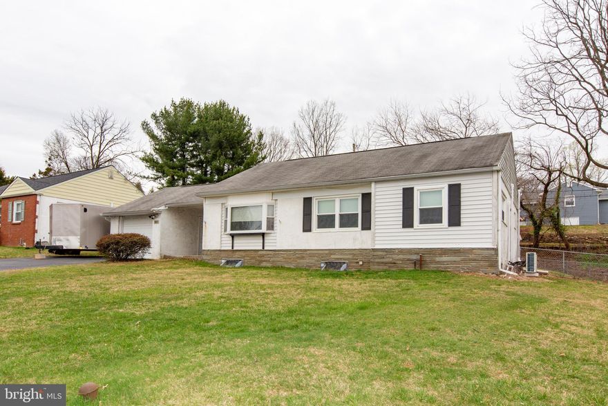 Do not miss this ranch style home with a finished basement located in King of Prussia! This home has so many great features. Enter thru the front door into your spacious living room with great natural lighting from the large bay window. To the left of the front door is your dining/breakfast room with ceramic tile flooring. The galley style kitchen was renovated in 2019 with custom cabinetry, recessed lighting, granite countertops and stainless-steel appliances. This kitchen has so much storage you will be amazed! Down the hall from the living room, you will find the bedrooms and the hall bath. The primary bedroom has a great-sized closet for all your personal belongings. There are hardwood floors under the carpet in this room and one of the secondary bedrooms. The 2nd and 3rd bedrooms are a generous size and can be also utilized for a home office if needed. The lower level is finished with so many living areas and uses. There is a spacious family room for entertainment and watching the big game on your TV with friends and family! Next to this room is a finished space that could be your home office, a playroom, craft room or even a dedicated work out room! Both areas are heated! There is a full bath for convenience.  On this level you will find multiple areas for storage as well as the laundry area location. With this area finished and the first floor living area you have 1523 sq. ft. of total living space!  The detached garage is a car enthusiast’s dream! The garage is heated, insulated and is 24x26. The one-car garage has great space for an additional car or storage items if needed. The connecting breezeway to the house is a great spot to sit and unwind after work. Also, a great spot to sit at on rainy days and not get wet! The rear yard has a ground level deck and great space for having a garden. The rear yard is also fenced to keep your pets and children safe! The home is equipped with a generator for those unexpected times when the power may go out. The hot water heater was replaced in 2024. The mini split system has 4 zones and was recently replaced. The mini split system has a 12 year transferable warranty. The location of this property is so convenient for food shopping with the Giant located nearby. The King of Prussia Mall plus so many other great shopping choices in the area make this one of the best locations in King of Prussia! Major roadways are also convenient for all your road trips! Put this home on your must-see list and you won't be disappointed!