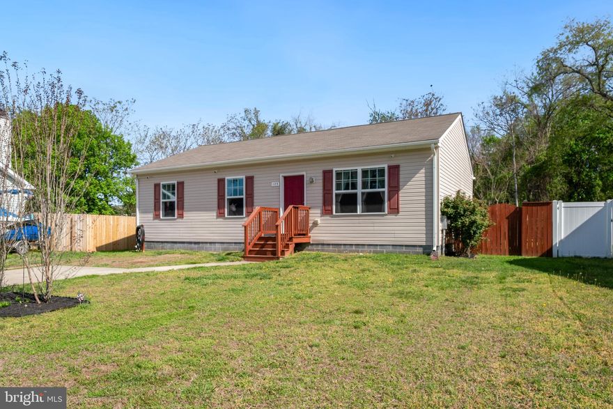Charming Rancher on a Quiet Cul-de-Sac!
Welcome to 105 Elmor Ct, Greensboro, MD 21639 — a beautifully maintained 3-bedroom, 2-bath rancher nestled in a peaceful cul-de-sac in one of Greensboro's most desirable neighborhoods. Built in 2013, this single-level home offers the perfect blend of modern comfort and quiet suburban living.

Step inside to find a bright and open layout ideal for both relaxing and entertaining. The spacious living area flows seamlessly into a well-appointed kitchen and dining space, while the primary suite features a private bathroom and generous closet space. Two additional bedrooms offer flexibility for guests, a home office, or growing families.

Outside, enjoy a private yard with plenty of space for gardening, play, or outdoor dining. Located on a low-traffic street, this home is perfect for those seeking a quiet, friendly neighborhood atmosphere.

Whether you're a first-time homebuyer, downsizing, or simply looking for a move-in-ready home, 105 Elmor Ct is a must-see!