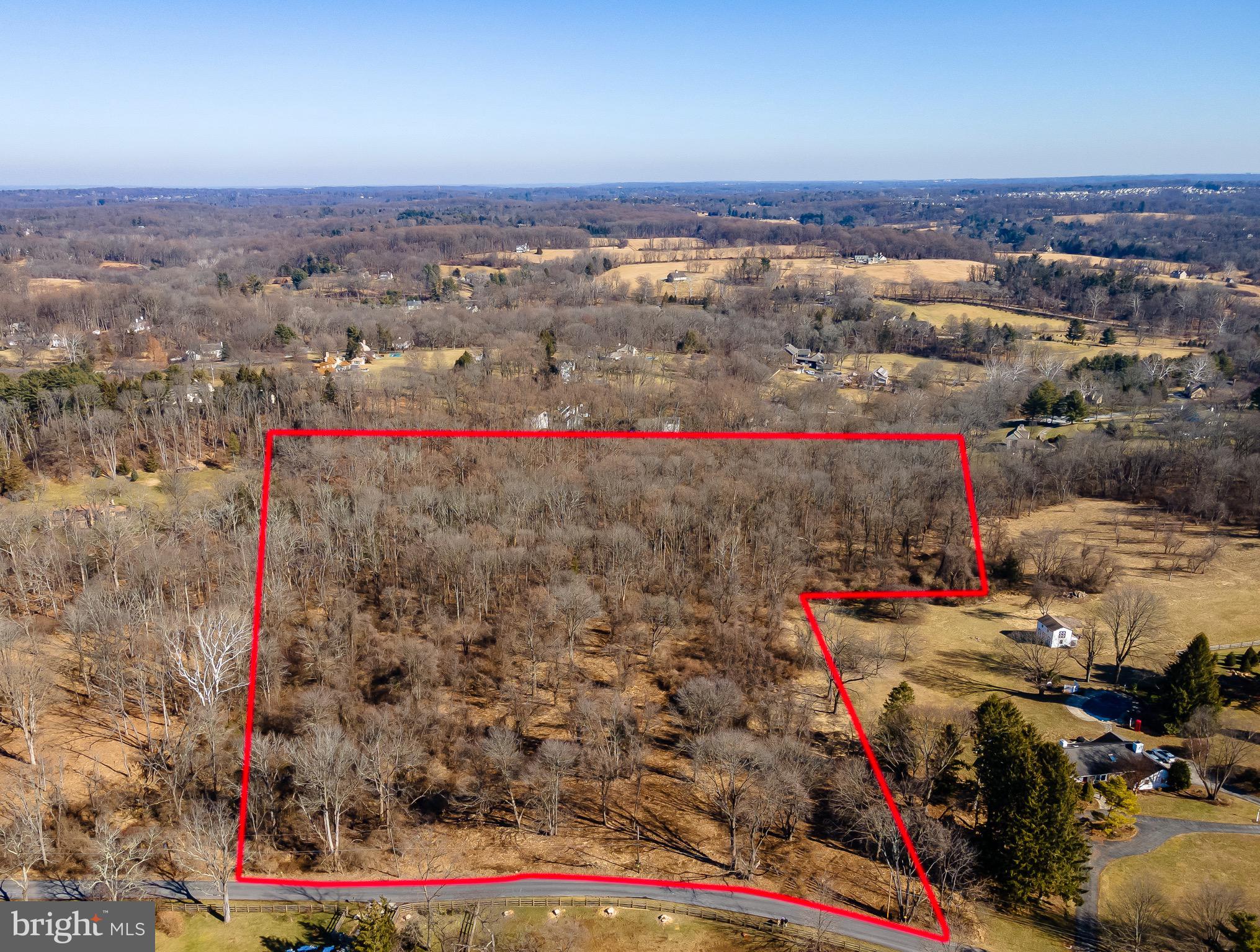Welcome to Hidden Creek! Here's your once-in-a-lifetime opportunity to own a stunning 13.5 acre parcel on one of Radnor Hunt's most coveted roads! Property highlights include woodland setting, sloping hills and direct access to the beloved Crum Creek. Use your imagination to build the home of your dreams! No builder tie in! However, please refer to Residential Listing which shows Pohlig Custom Home Builder's Berkeley Model, also known as "The Giving House". Property lends itself to endless possibilities to build a truly extraordinary residence in a premium Radnor Hunt locale. The sky is the limit! A portion of this special retreat is under an existing conservation easement with Brandywine Conservancy, Inc. which merely serves to protect the watershed area of the property and does not infringe on building privleges. This lot can be further cleared resulting in a large flat area perfect for future homesite, outdoor recreational activities (i.e. pool, tennis, etc.) as well as long meandering driveway to showcase an architectural masterpiece. This bucolic setting currently offers distant tree-line and pastoral views. Must be seen to be truly appreciated. Please do not access property without a confirmed appointment.