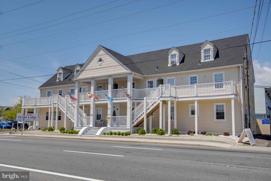 Welcome to the Ocean Lodge Hotel South, a well-positioned income-producing property in the heart of Ocean City. Just one block from the iconic Boardwalk and beach, this property combines location, visibility, and scale—making it an attractive option for hotel operators, short-term rental investors, or developers looking to secure a premier downtown footprint.