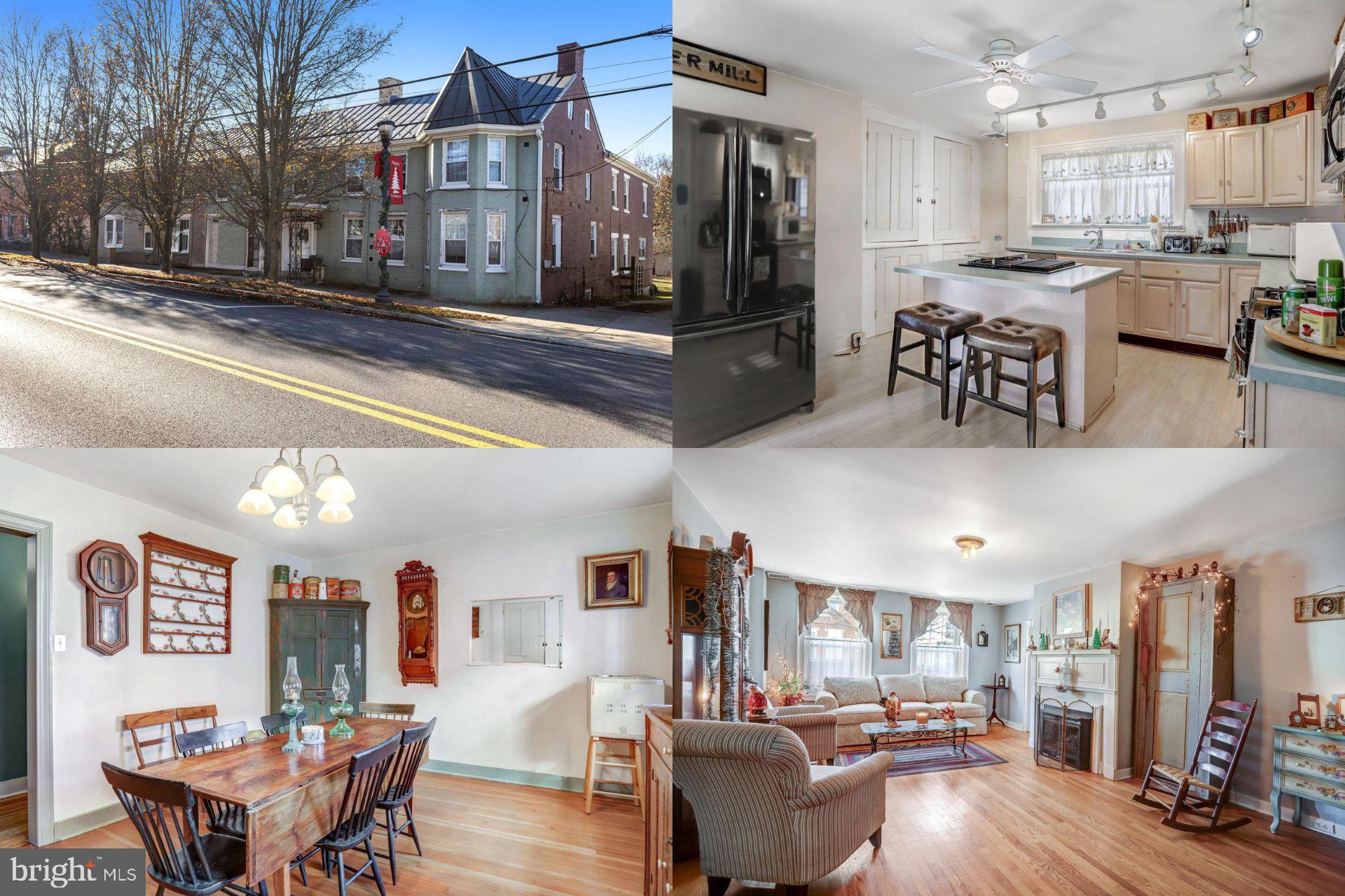 Seller confirmed another house can be built on the lot. Charming multi-family investment property nestled in the heart of historic downtown Boonsboro. This all-brick gem offers three lovely apartments and 2 additional bedrooms, with endless possibilities (Hotel, Air B&B, rentals). The first-floor “Town Center” space is currently a thriving business, adding even more potential.
The backyard, which has a buildable lot, opens to a peaceful park, providing a touch of nature right in town. While it’s on city water and sewer, the property also features its own private well—a unique bonus! Updates include a newer steel roof (2017), central HVAC for year-round comfort, modernized windows, and upgraded electrical systems.
In addition to convenient street parking, there is a driveway in the rear for private parking—a rare find in the area!
This is more than just an investment—it’s an opportunity to own a piece of history with modern conveniences and a welcoming community vibe!