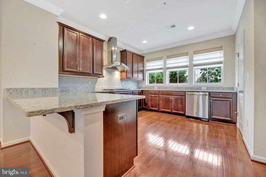 See this stunning gated community property, which has it all!  Granite kitchen counters, walk-in pantry, and open-concept kitchen, stainless appliances, hardwood flooring. The true Master bedroom will fit a king-size bedroom suite and the master bathroom has a shower large enough to fit 2. Gas fireplace in the sky basement, kitchenette, and rooftop deck! The credit requirement is 650 and must make $144,000 and pets case by case. $50 pet rent per month