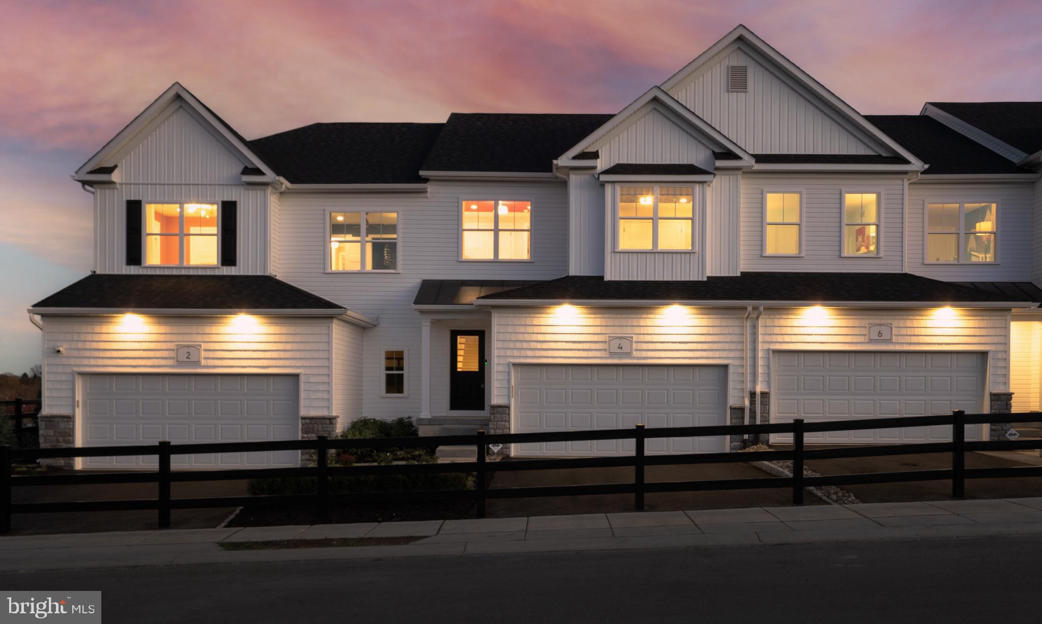 Welcome to The Reserve at Cross Creek by award-winning JUDD Builders — a brand-new Townhome community in scenic Glenmoore, PA. Surrounded by rolling hills and lush greenery, it’s ideal for those seeking a peaceful, low-maintenance lifestyle close to nature. With parks, trails, shopping, and dining just minutes away, The Reserve at Cross Creek effortlessly combines the charm of suburban living with the convenience of modern life.
Introducing The Bellini floorplan, a 3-bedroom, 2 ½-bath townhome with a TWO Car Garage for added convenience. Step into the foyer leading to a spacious family room and a well-appointed kitchen with a large center island. The dining area seamlessly opens to the family room, creating an inviting space for gatherings. Upstairs, the primary suite features a walk-in closet and luxury bathroom, accompanied by two additional bedrooms sharing a hall bathroom and a convenient laundry room. The basement offers flexible space for storage, recreation, or a fitness area.
These thoughtfully designed townhomes are to be built, offering the perfect opportunity to personalize your living space at our award-winning Design Studio, where you can select interior finishes that reflect your style.
Start your next chapter at The Reserve at Cross Creek — where comfort, style, and simplicity come together beautifully!