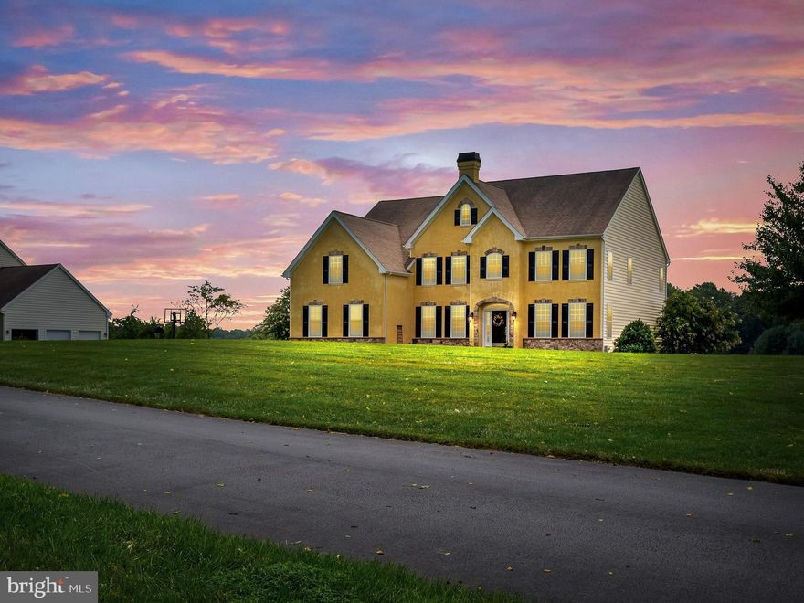 Welcome to White Clay Knoll! This gorgeous Wilkinson home sits on a premium lot and is positioned to take full advantage of the incredible views overlooking the beautiful rolling hills of Southern Chester County.  Fine workmanship and keen attention to detail went into each and every area creating eye-catching details that set this property apart. Immediately, visitors feel a sense of expansiveness, beginning with the two-story foyer which features a dramatic turned staircase. The formal living & dining rooms are divided by a large closet and a dry bar with beautiful Carrara marble. The study has custom built cabinets and French doors. Spend time with family and friends in the inviting family room with vaulted ceilings, walls of windows, and custom stone fireplace. Cooks will love the expansive kitchen with center island and walk in pantry. The sunroom provides a wonderful place to relax while enjoying the gorgeous view! Completing the main level is a powder room, laundry room, and an oversized 3-car garage. Upstairs you'll find a master suite that is truly a private retreat! It features 3 walk in closets, sitting room and a private bath with dual vanities, large soaking tub & shower with multiple shower heads. There's also a princess suite and Jack & Jill rooms that share the 3rd full bath. The recently finished walk out lower level is comprised of a stunning bar with beverage refrigerator, recreation area with wall of custom bunks, secondary family room, exercise room, 5th bedroom, and full bath, all offering versatile living spaces that can accommodate a variety of needs. The backyard is an absolute oasis with a brand new heated, salt water pool, hot tub area, new Aztec deck with dry space and stamped concrete patio. Enjoy the breathtaking views from all angles. Numerous updates include dual HVAC in 2020; Rinnai tankless water heater in 2022; Freshly painted; Cat-6E hardwire installed throughout home with hardwire camera connection in rear of home; 2 Nest thermostats; Remodeled half bath in 2020; Bali (battery-powered) wifi/smart enabled roller shades in living room, and new underground dog fence.  The owners have spent over $300,000 in recent upgrades. Make sure to see this stunning home.