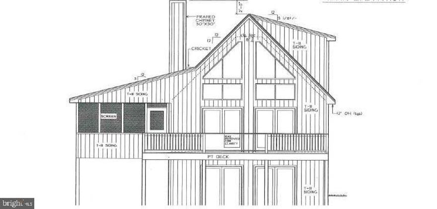 New Construction Chalet – Delivery March 2026!
Hurry—still time to choose your colors! This open floor plan chalet offers 1,360 finished sq. ft. with vinyl plank flooring throughout, granite countertops, and stainless-steel appliances. The great room features soaring ceilings, abundant natural light, and an overlook from the second level. Main level includes 2 bedrooms and a full bath. Upper-level private primary suite with tiled 4x4 luxury shower. Full unfinished basement with rough-in for future bath provides potential for additional living space or in-law suite. Enjoy outdoor living with a wraparound deck. Community amenities include Deer Lake and Blue Mountain Lodge. High-speed internet available. Convenient commuter location just minutes to I-66, close to hiking, wineries, golf, restaurants, and the Town of Front Royal. Situated on a 0.5-acre lot with ample off-street parking.  Property is in a Sanitary District and fees are paid with real estate taxes.